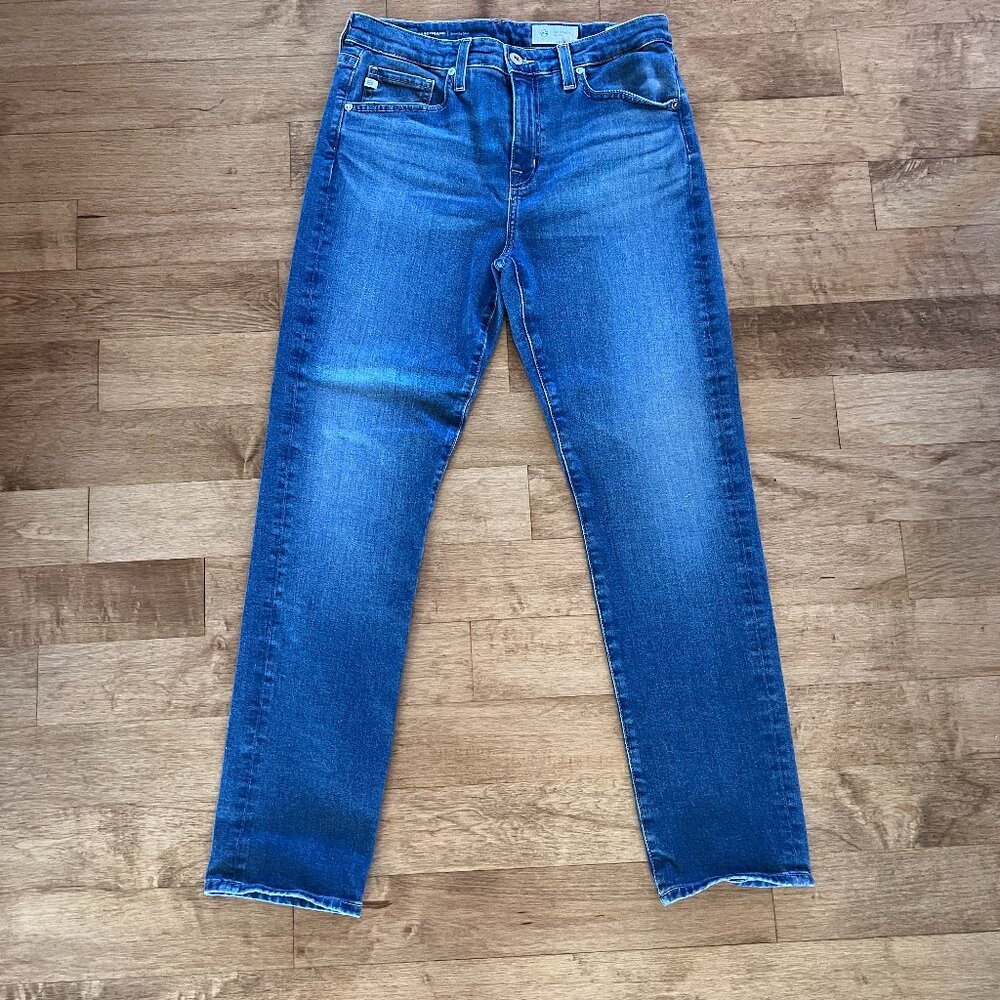 Women’s Blue Straight-Leg Jeans